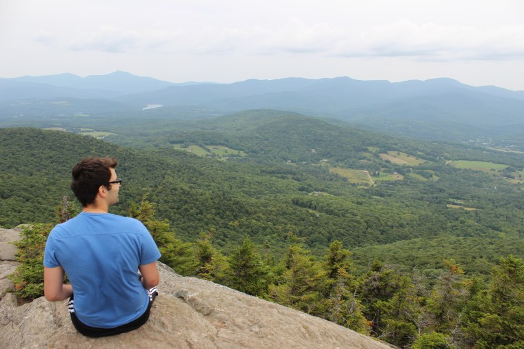 Stowe Pinnacle Trail, Stowe, Vermont, hiking, mountain hiking, mountains, The Adirondack Mountains, Adirondack, New York, Green Mountain State, outdoors, summer activities, summer hikes, Lake Champlain