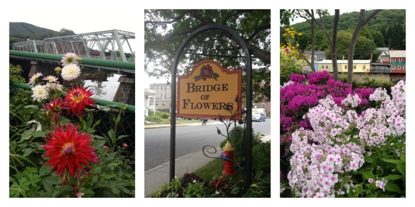Bridge of Flowers, Shelburne Falls, Massachusetts, local attractions, outdoor parks, pedestrian getaways, gardens, gardening, flowers, New England