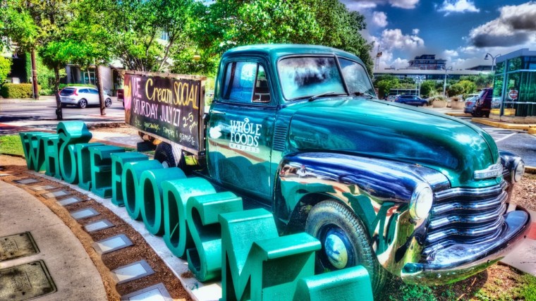 Whole Foods Market, Whole Foods truck, Whole Foods flagship store, Austin, Texas