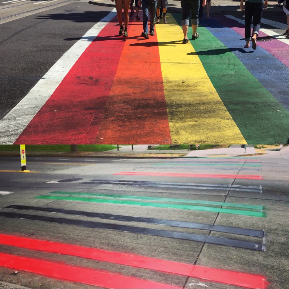 Capitol Hill and Central District Crosswalks Seattle Washington